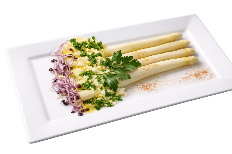 Hofke van Borsbeek, Asperges Met gerookte zalm