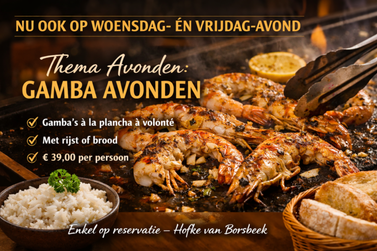 Gamba avonden bij Hofke van Borsbeek