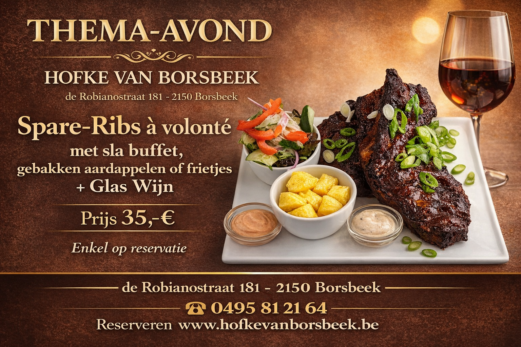 spare ribs hofke van borsbeek
